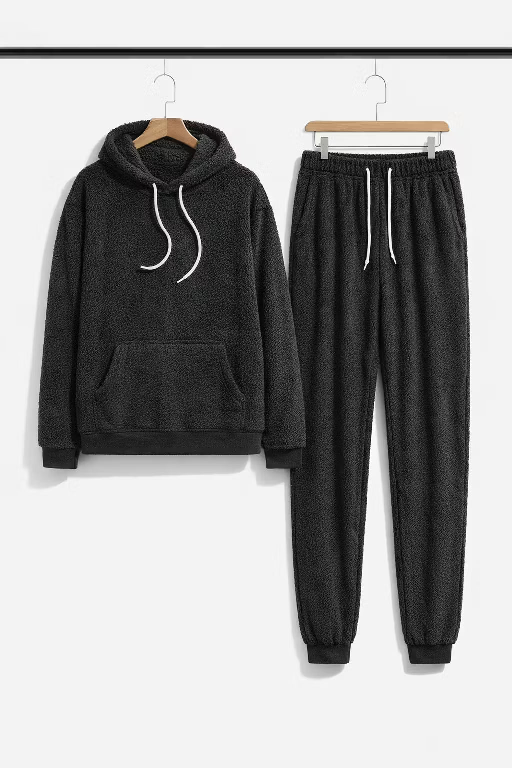 Plush Fleece Hoodie and Jogger Set