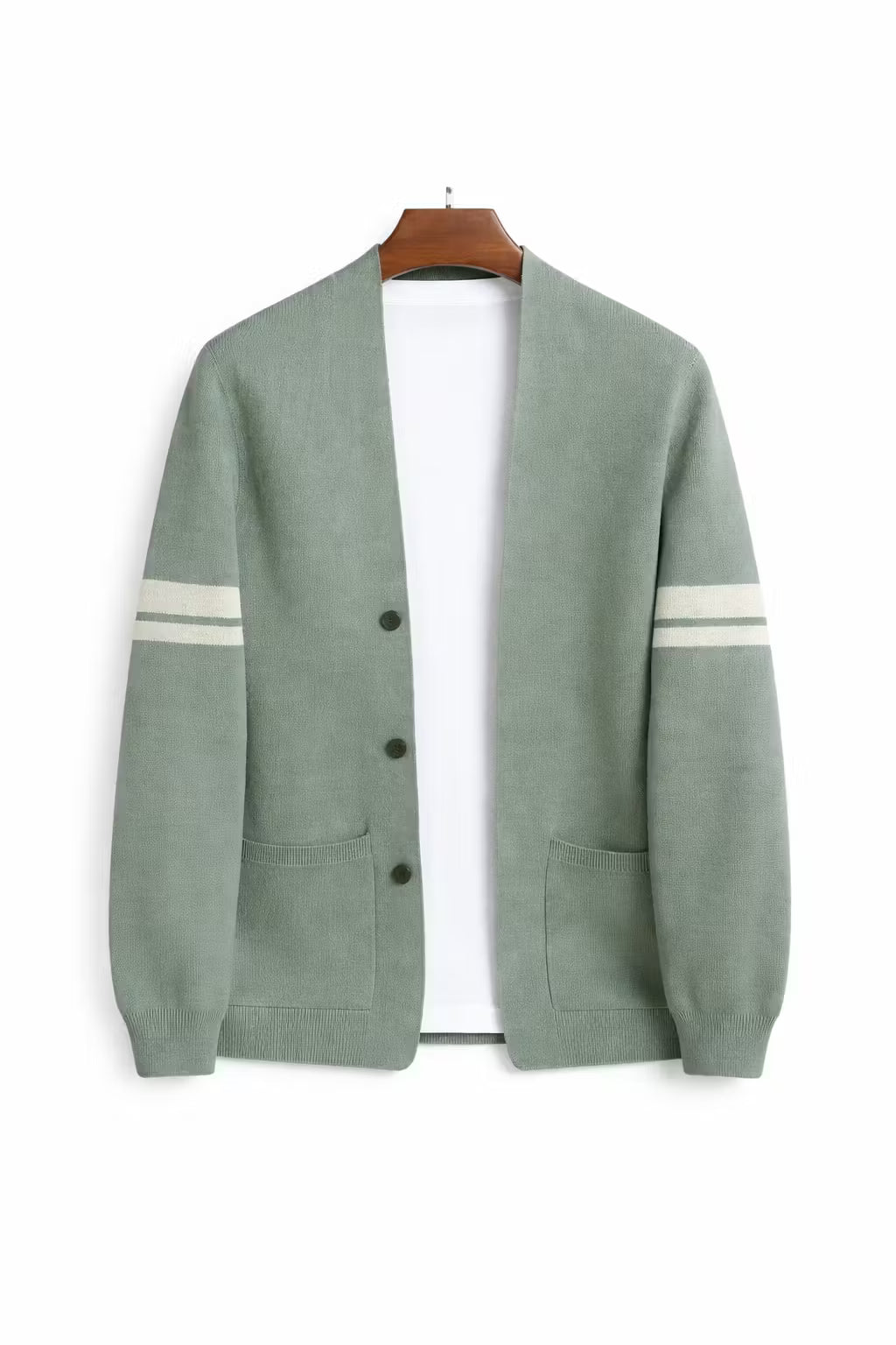 Open Knit Button Front Cardigan Sweater