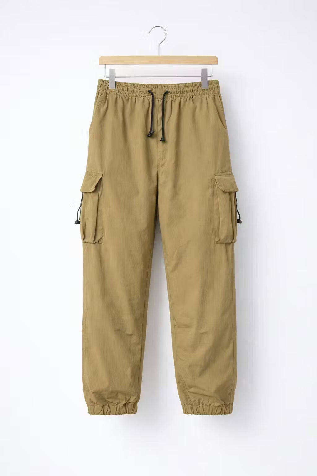 Utility Wide-Leg Cargo Trousers