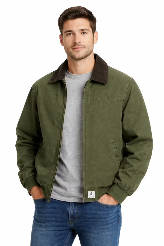 Evergreen Ridge Quilted Utility Jacket