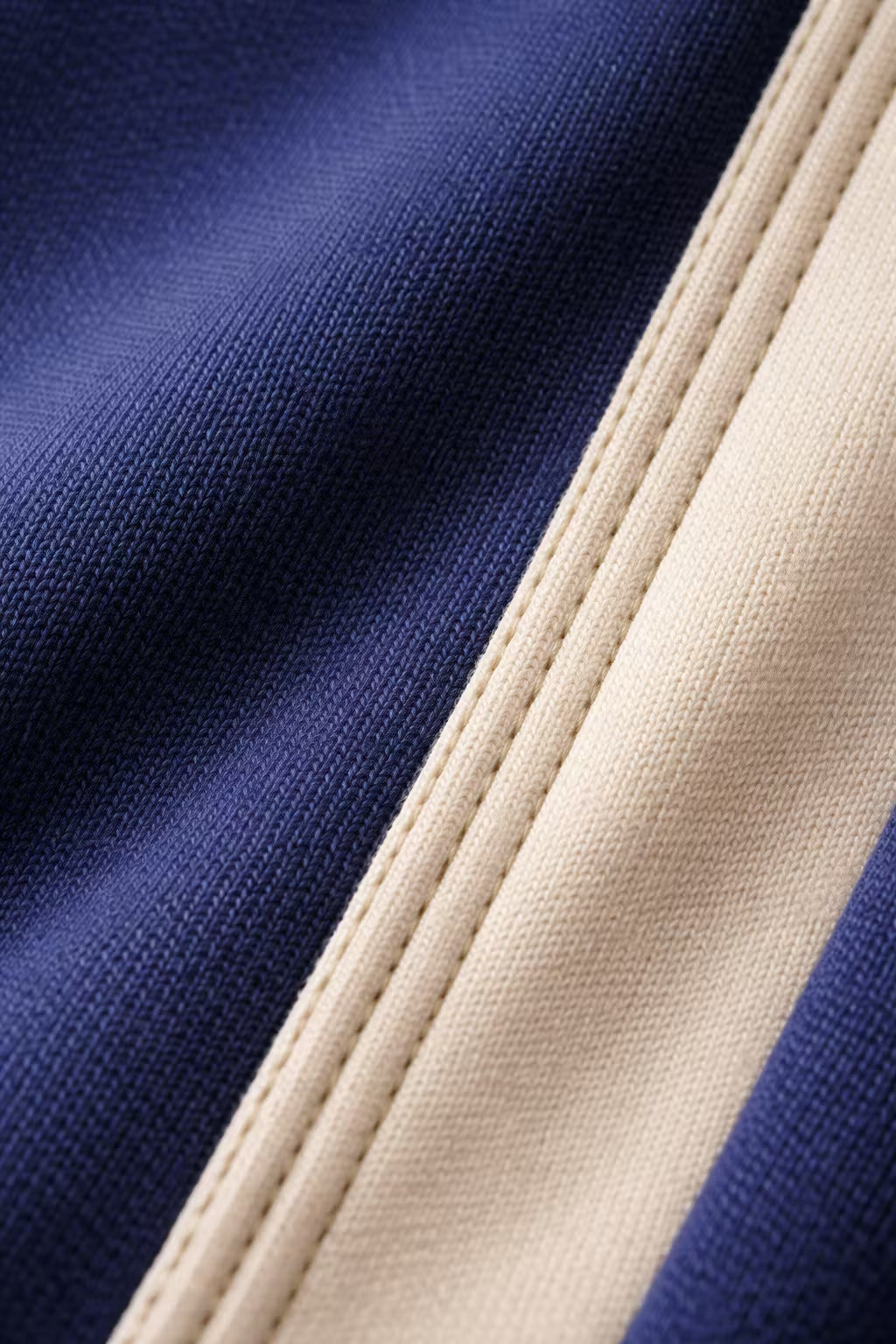 Side Stripe Wide-Leg Drawstring Trousers