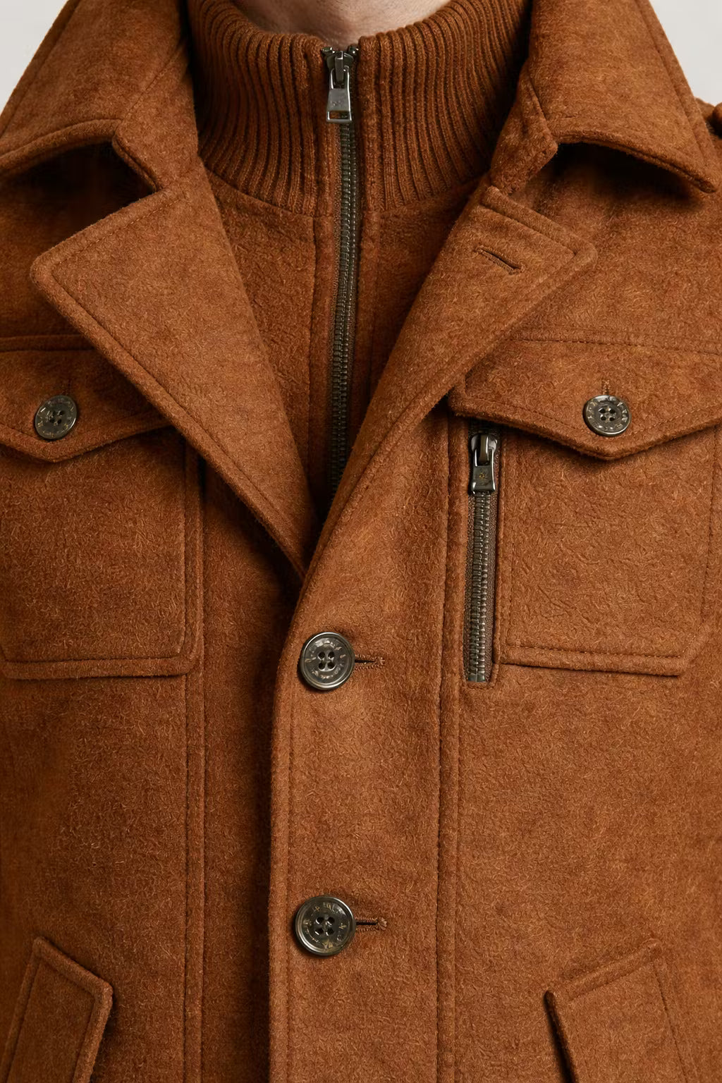 Men’s Structured Mid-Length Coat