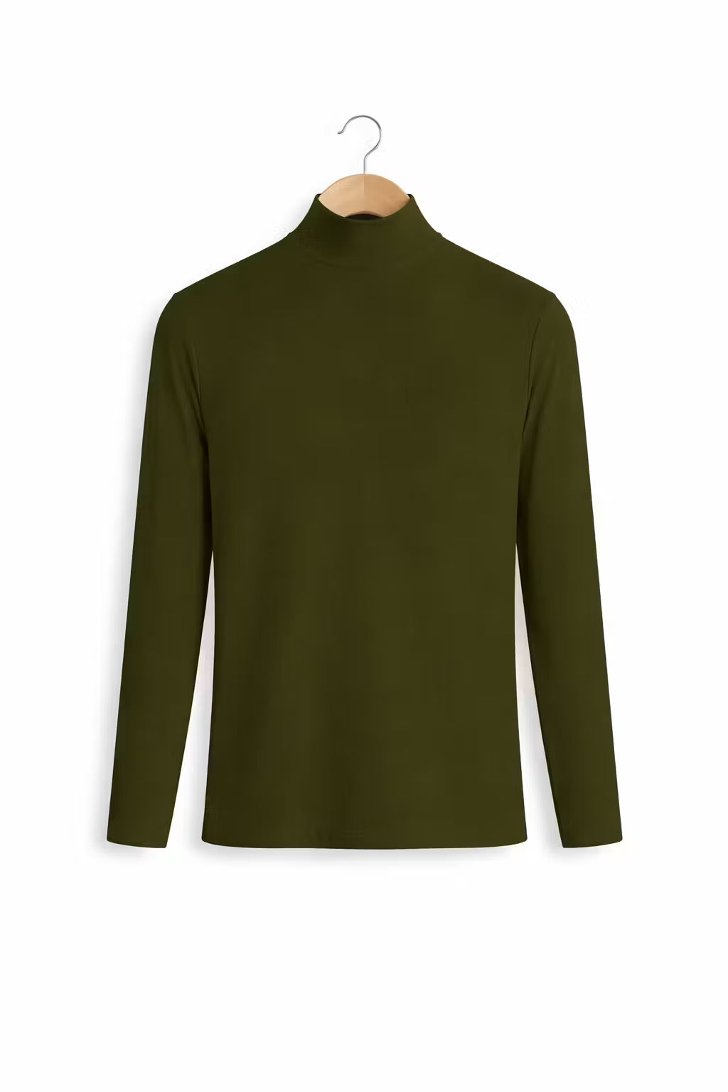 Men’s Long Sleeve Mock Neck Top