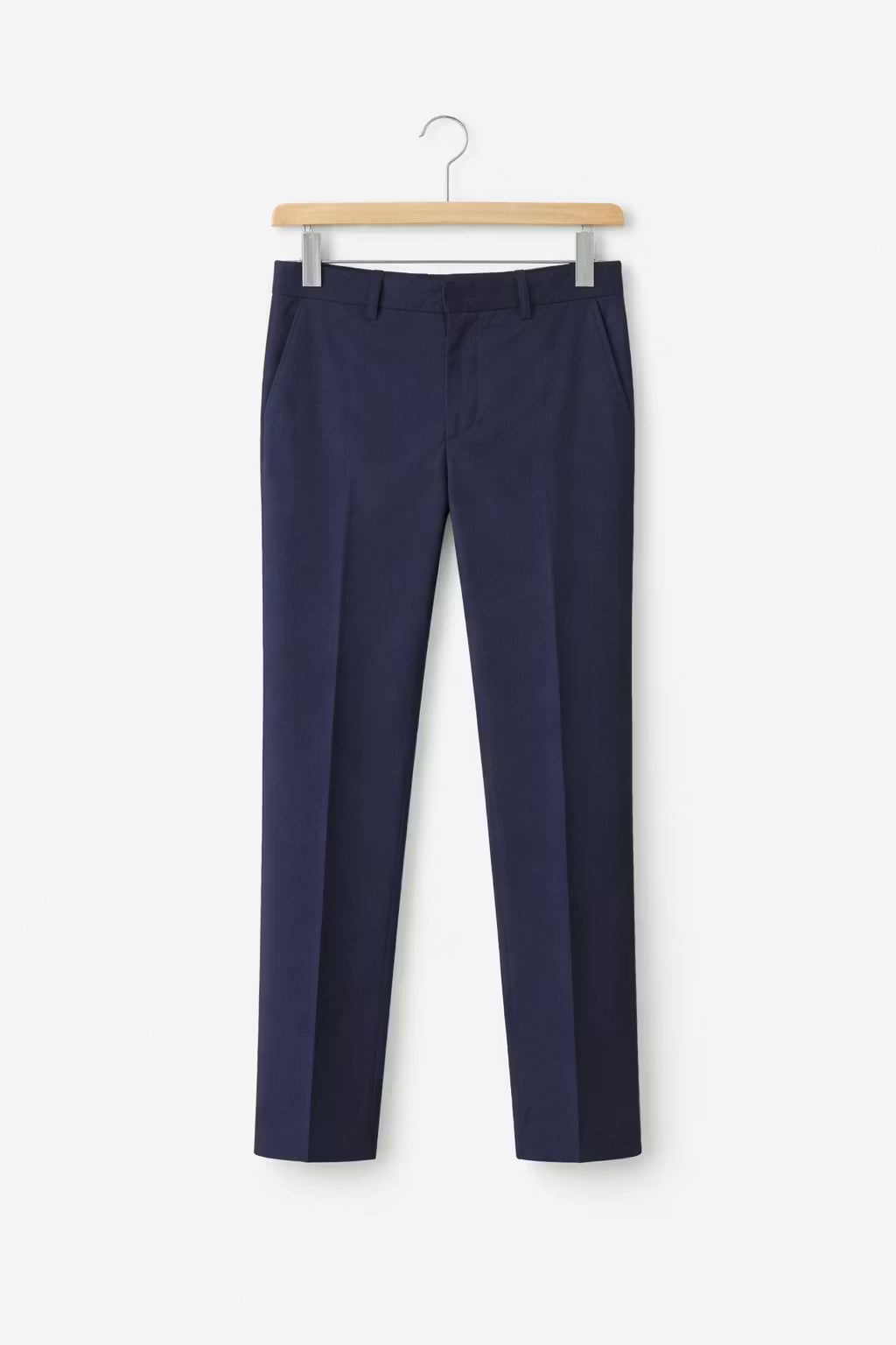 Tailored Straight-Leg Dress Trousers