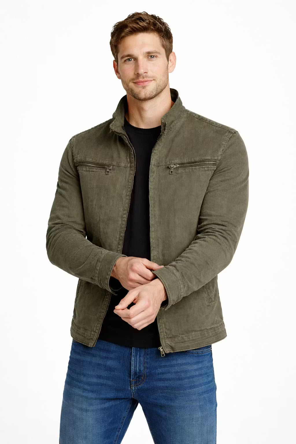 Atlas Cotton Zip Jacket