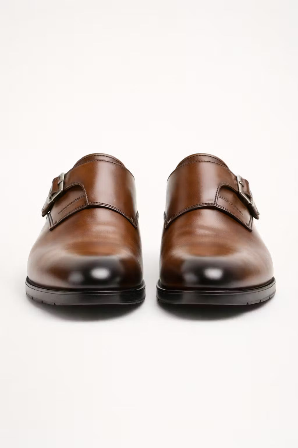 Square Toe Monk Strap Dress Shoes