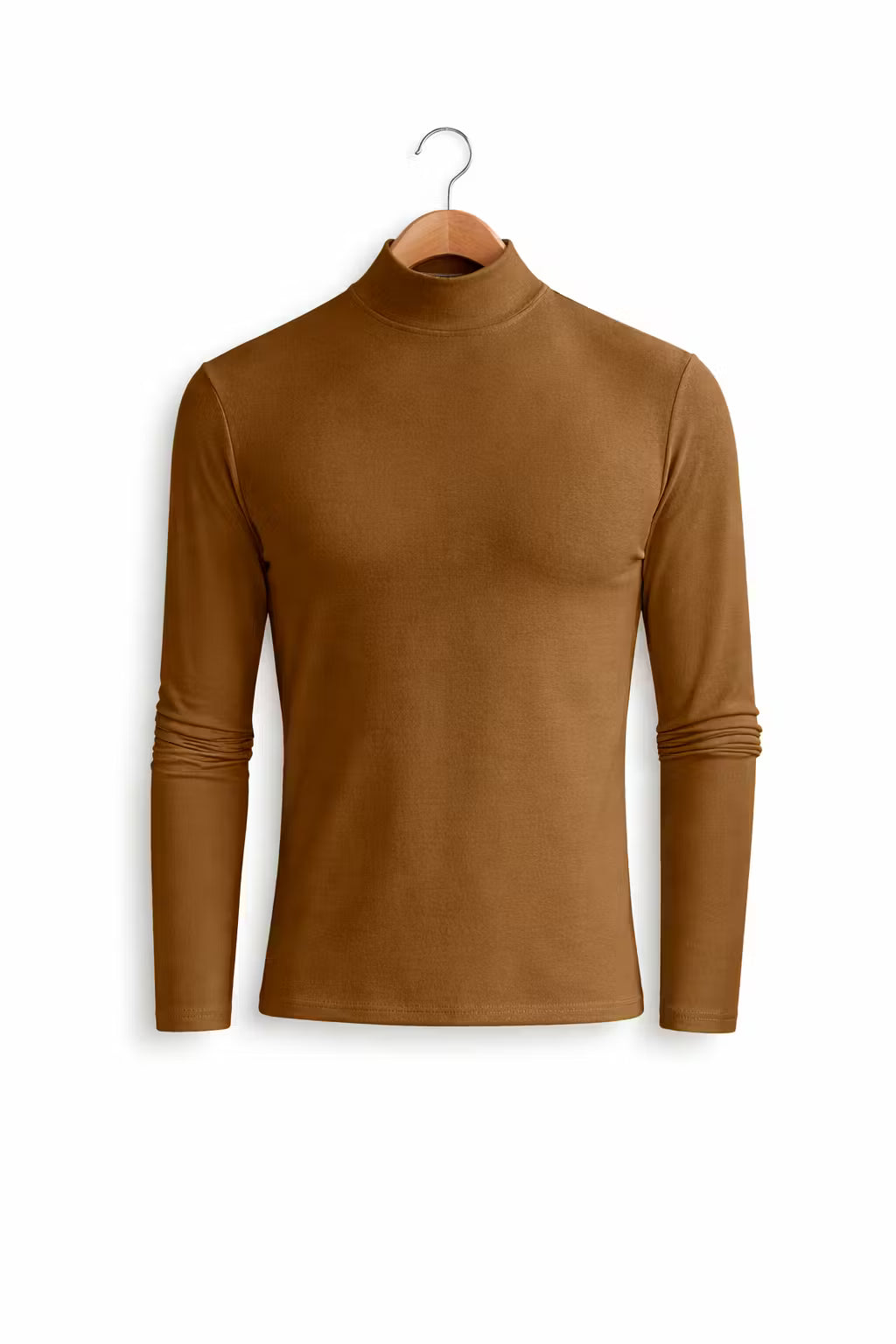 Men’s Long Sleeve Mock Neck Top