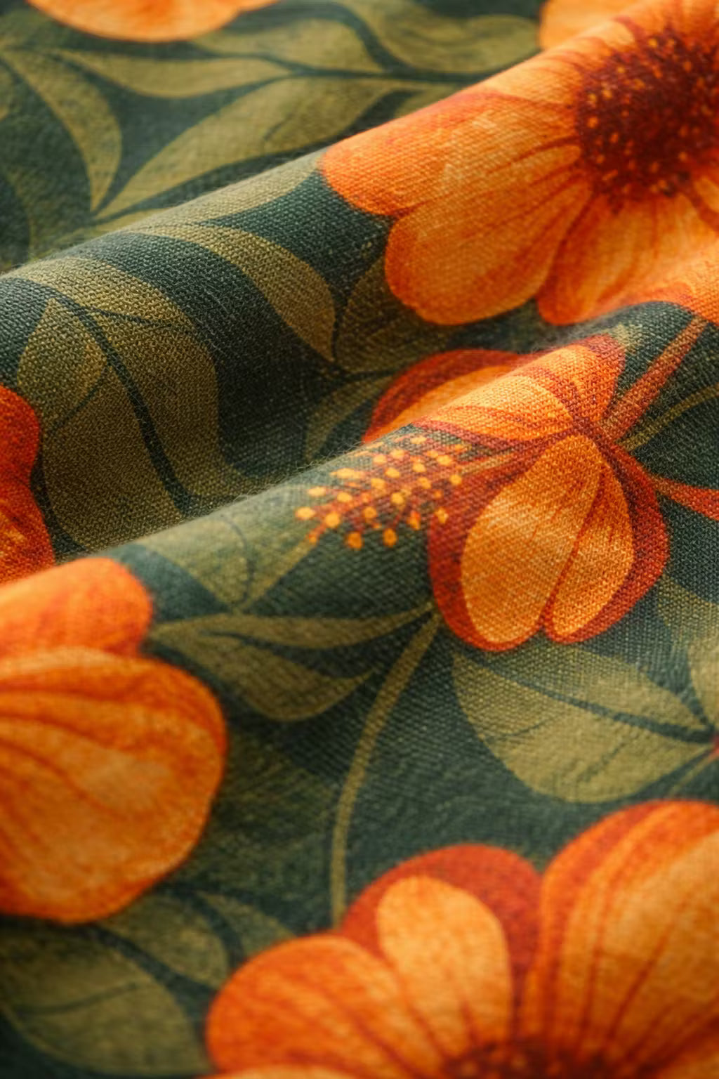 Sunset Bloom Lyocell Resort Shirt