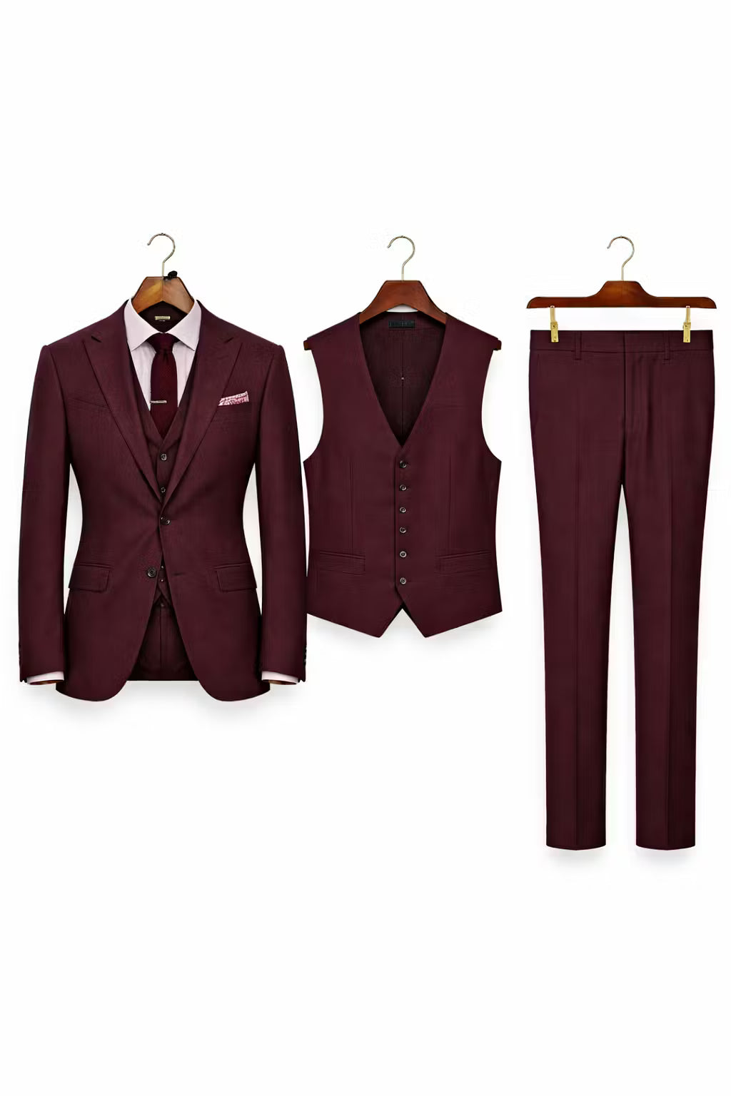 Tailored Three-Piece Formal Suit