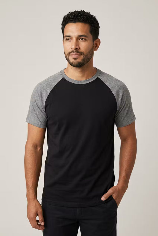 Ironridge contrast raglan T-shirt