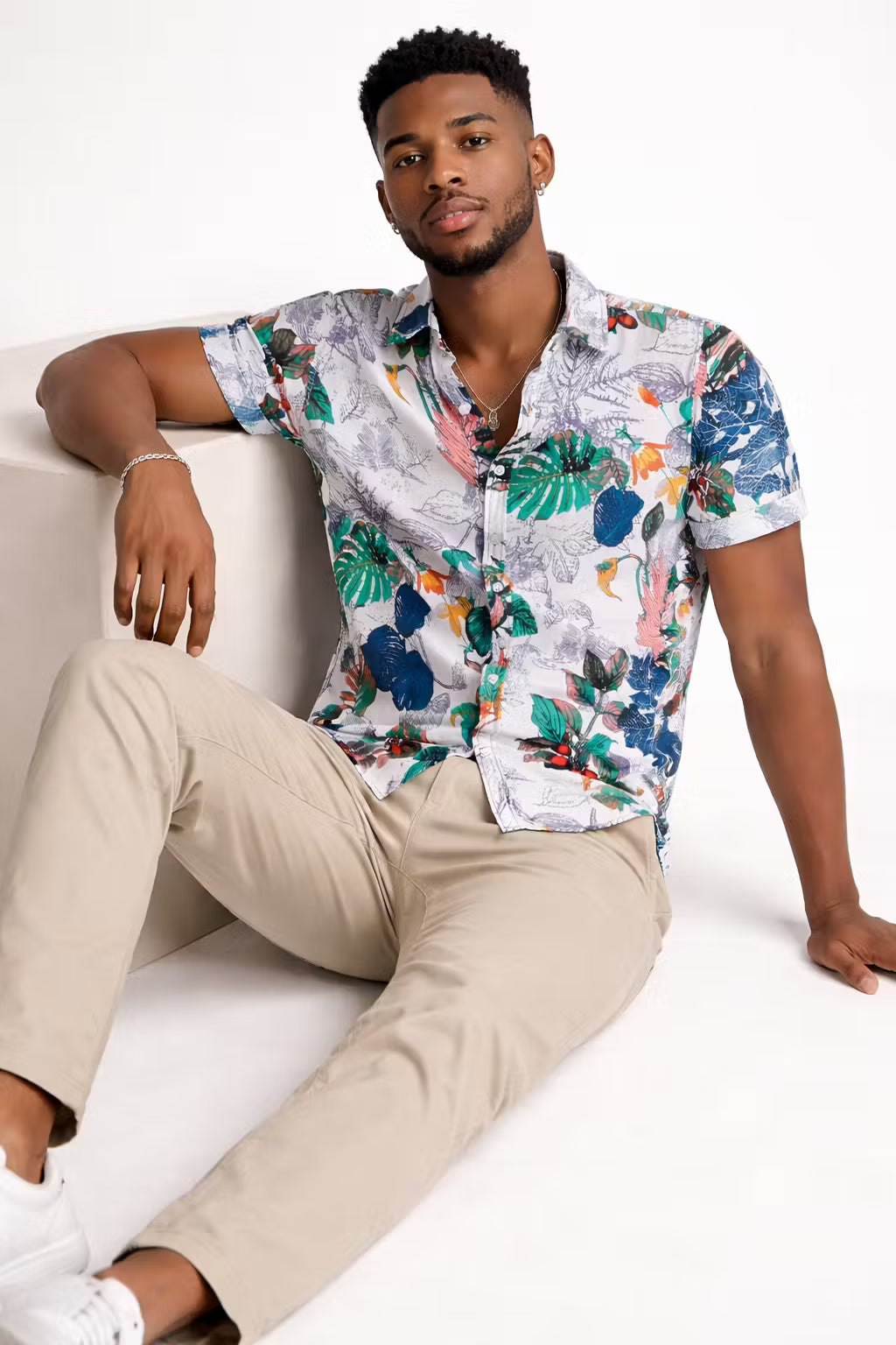 Tropic Sketch Lyocell Print Shirt