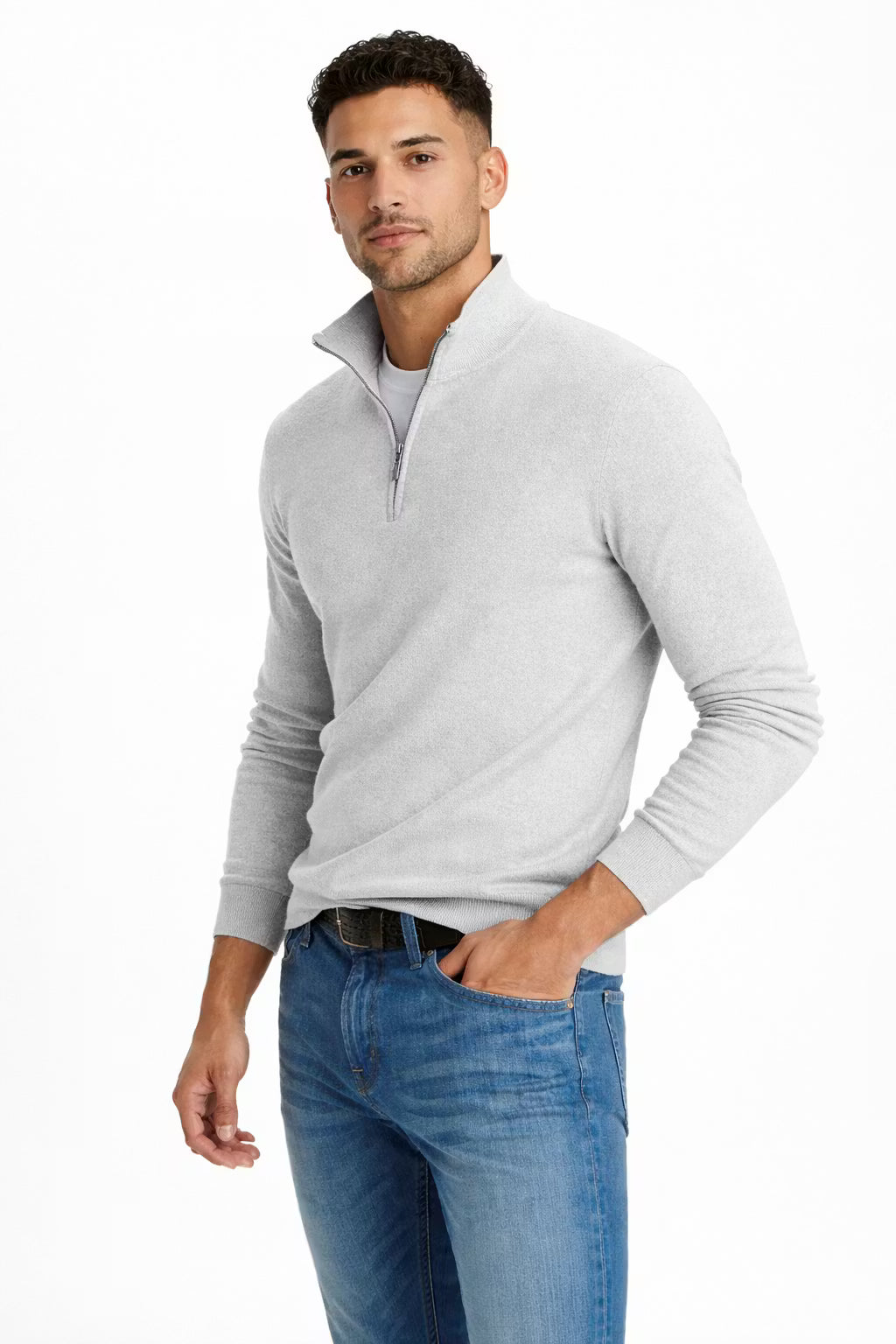 Half-Zip Knit Pullover
