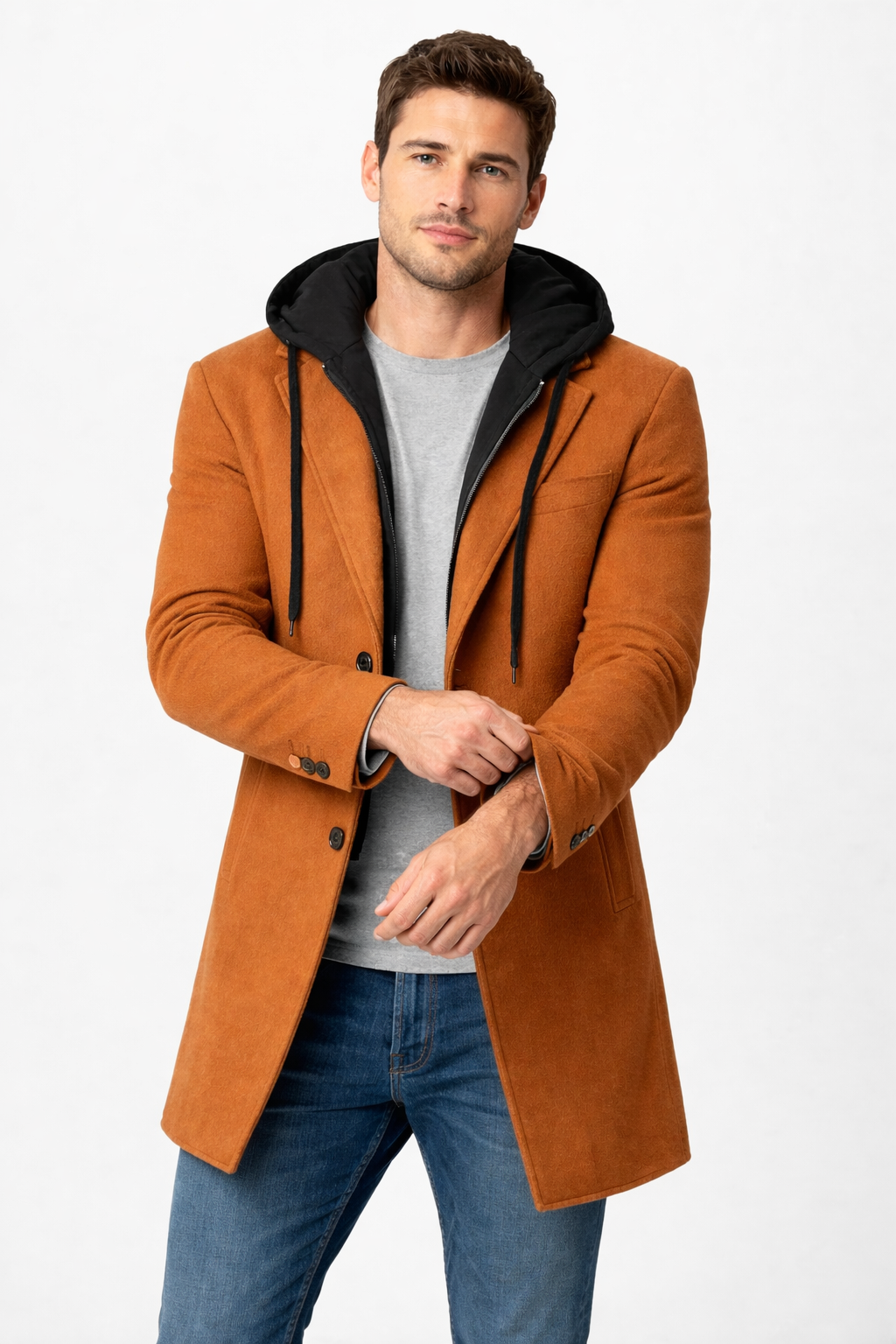 Maple Ridge Hooded Overcoat