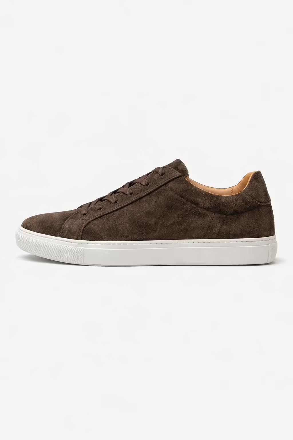 Suede Panel Low-Top Lace Sneakers