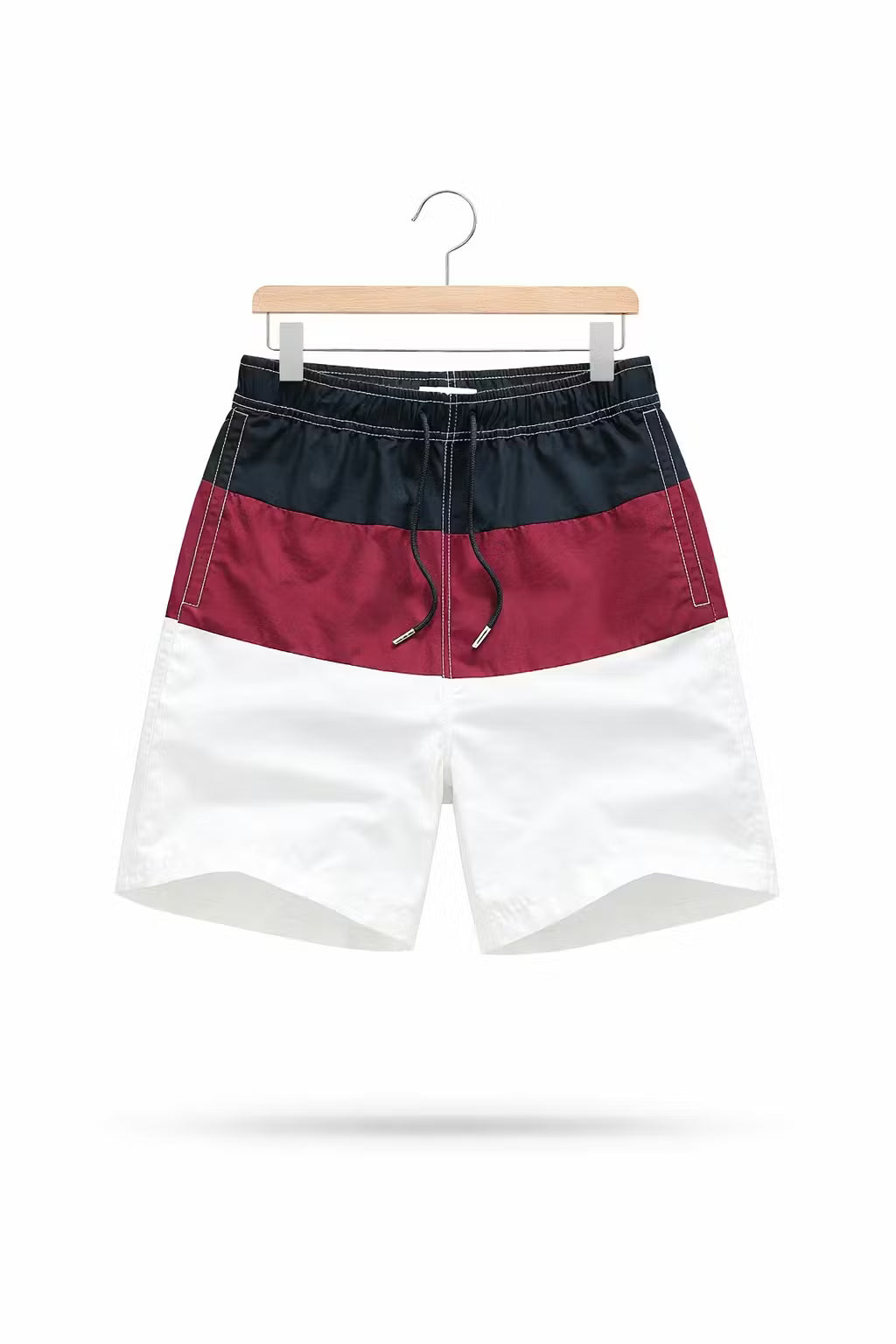 Elastic Drawstring Nylon Shorts