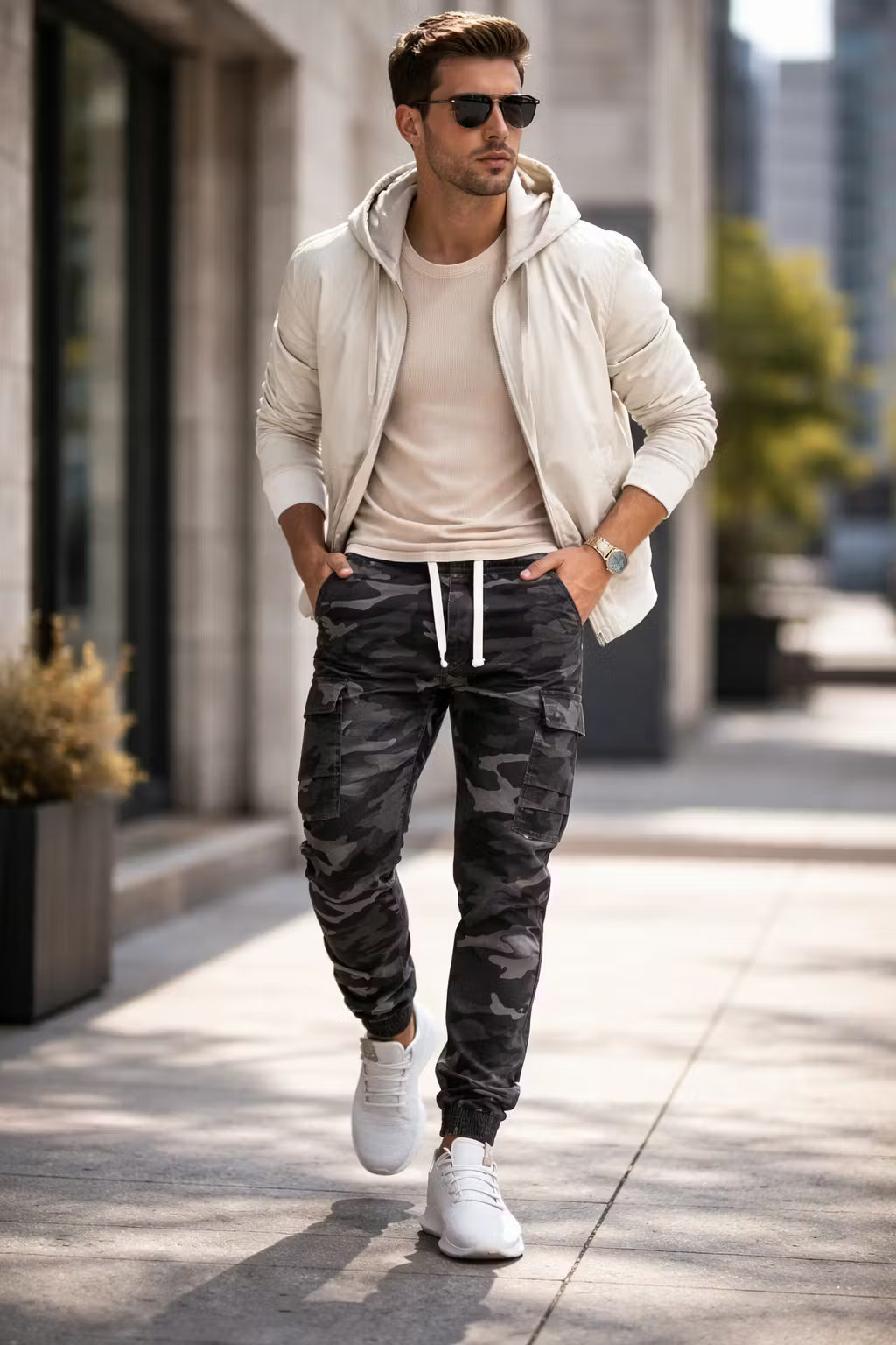 Urban Camo Cargo Joggers