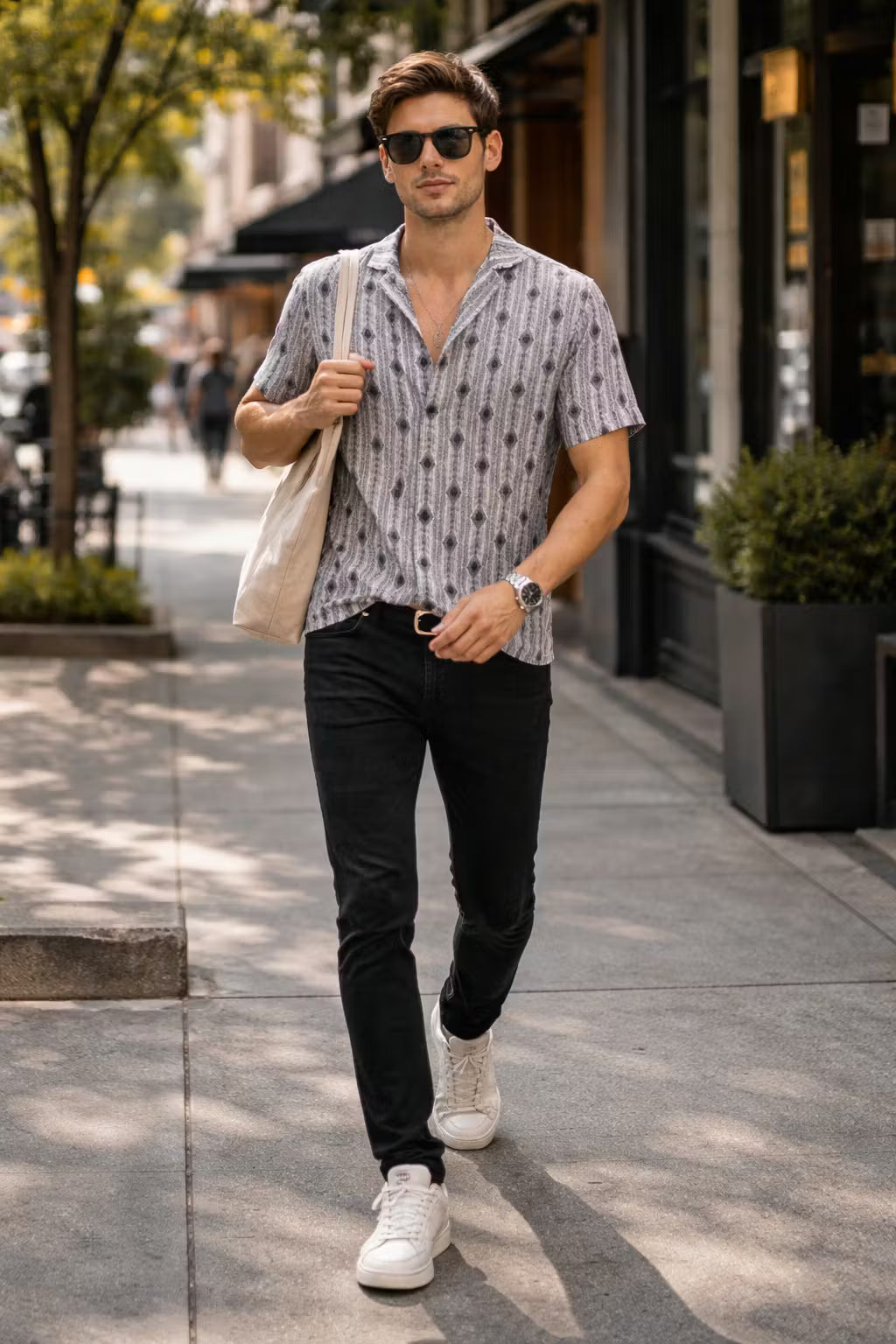 Riviera Viscose Pattern Shirt