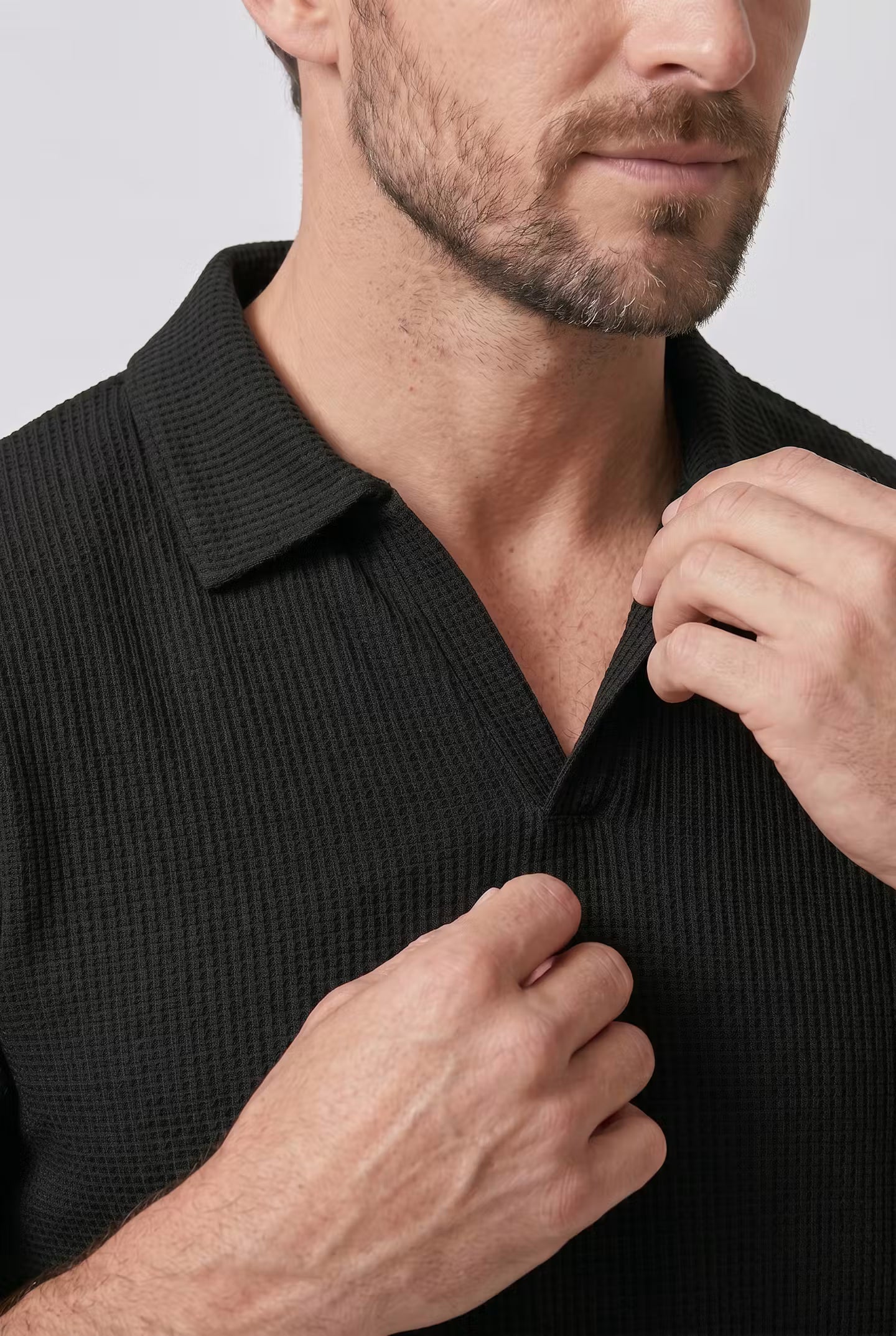 Marlow Waffle Polo