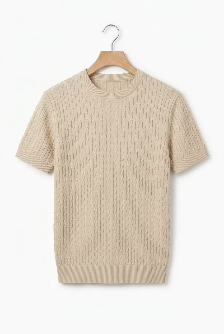 Riviera Cable Knit Tee