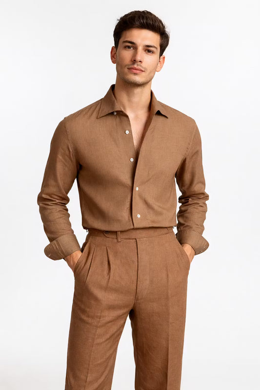 The TerraLoom Linen Overshirt