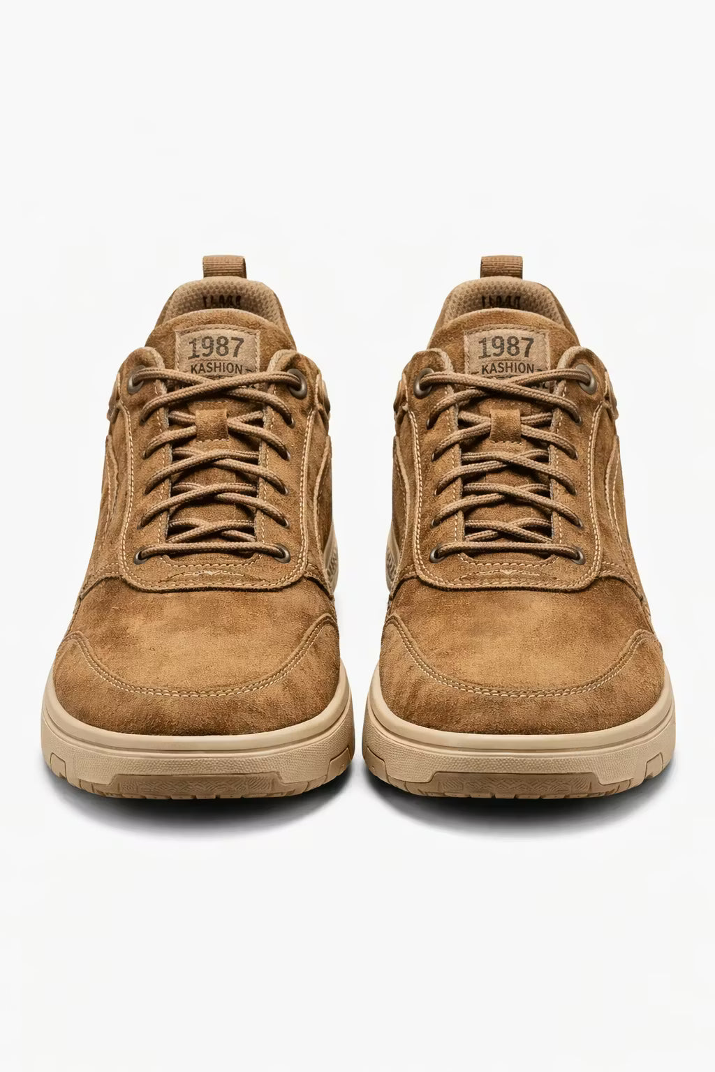 Heritage Suede Panel Lace-Up Sneakers
