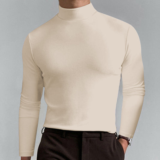 Men’s Long Sleeve Mock Neck Top