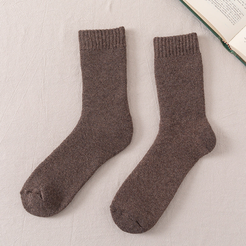 Men’s Fleece Lined Wool Crew Socks
