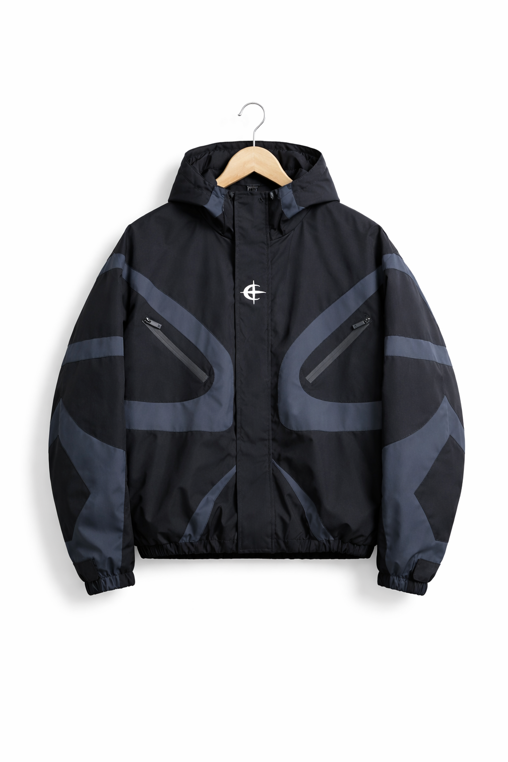 The Glacier Panel Crinkle Track Jacket