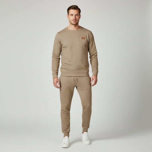 Embossed Knit Sweat Set