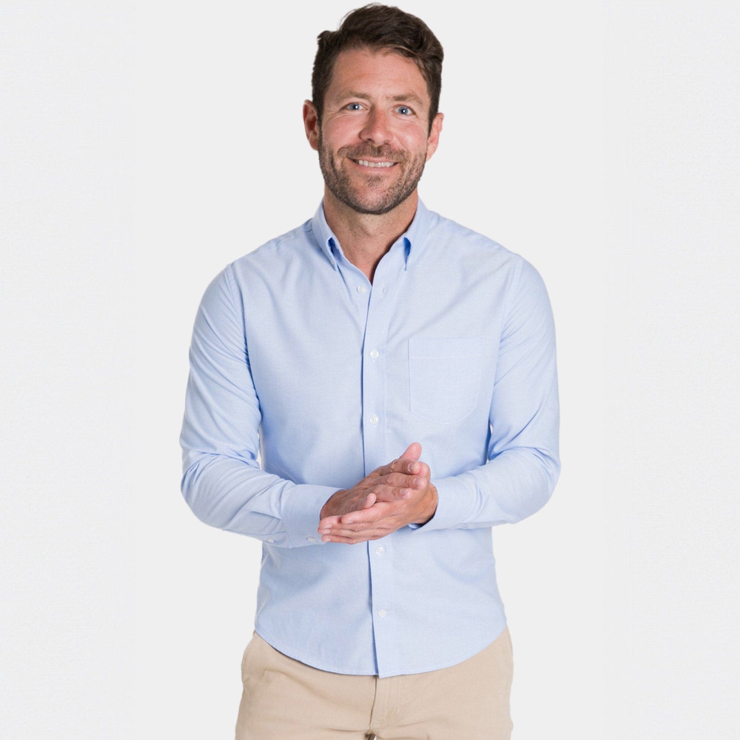 Lightweight Light Blue Button Shirt