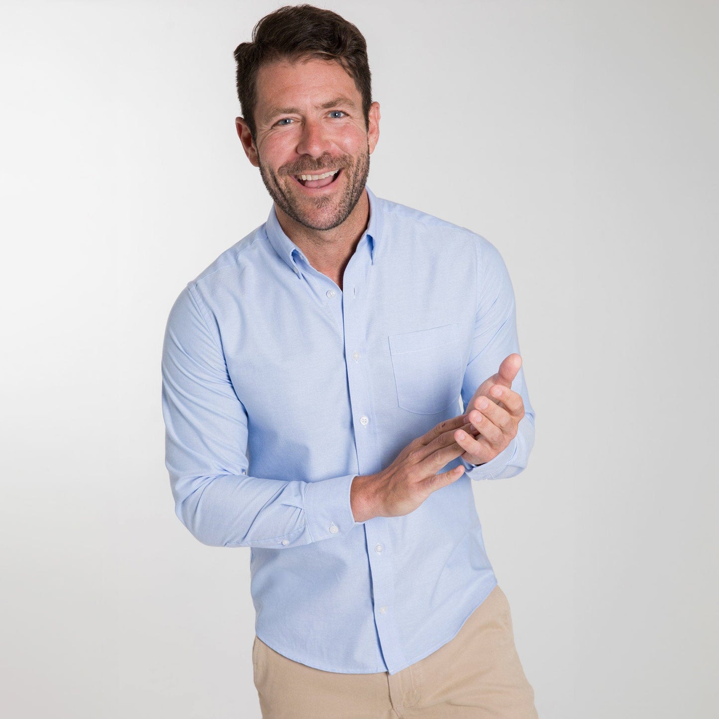 Lightweight Light Blue Button Shirt