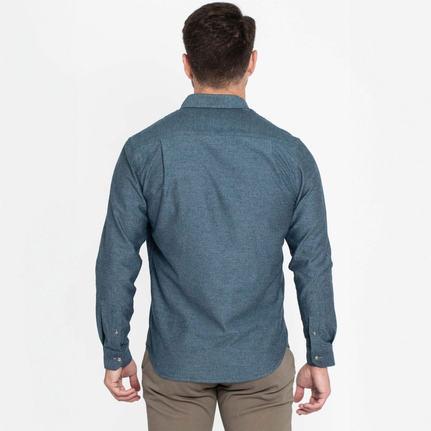 Soft Azure Button Shirt