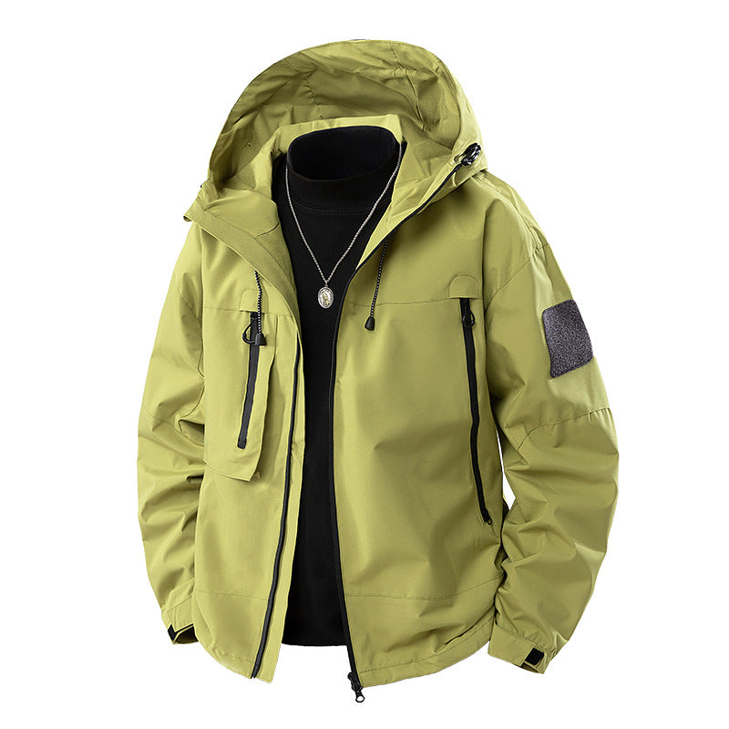 Men’s Hooded Shell Streetwear Jacket