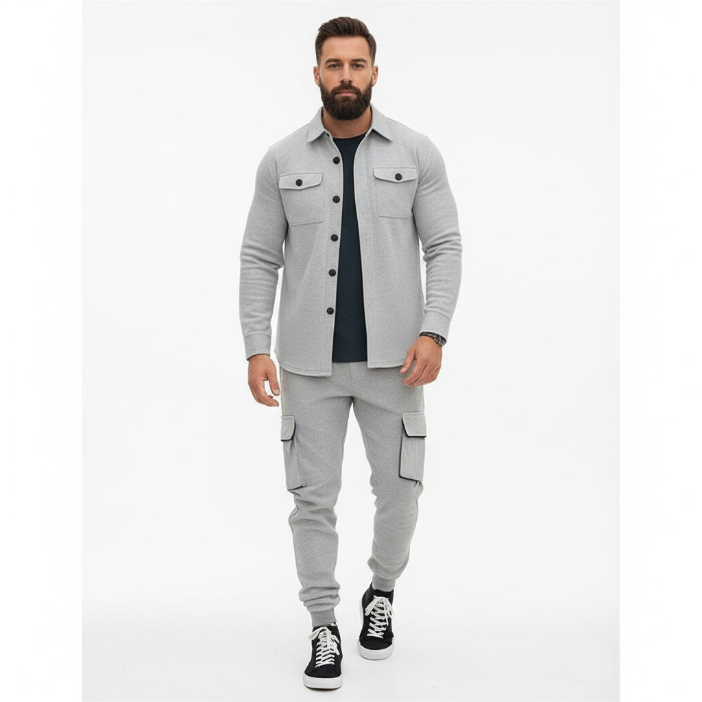 Button Utility Shirt City Set