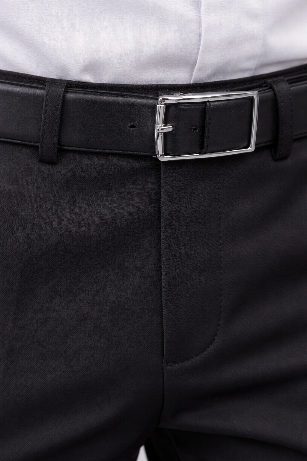 Tailored Straight-Leg Dress Trousers