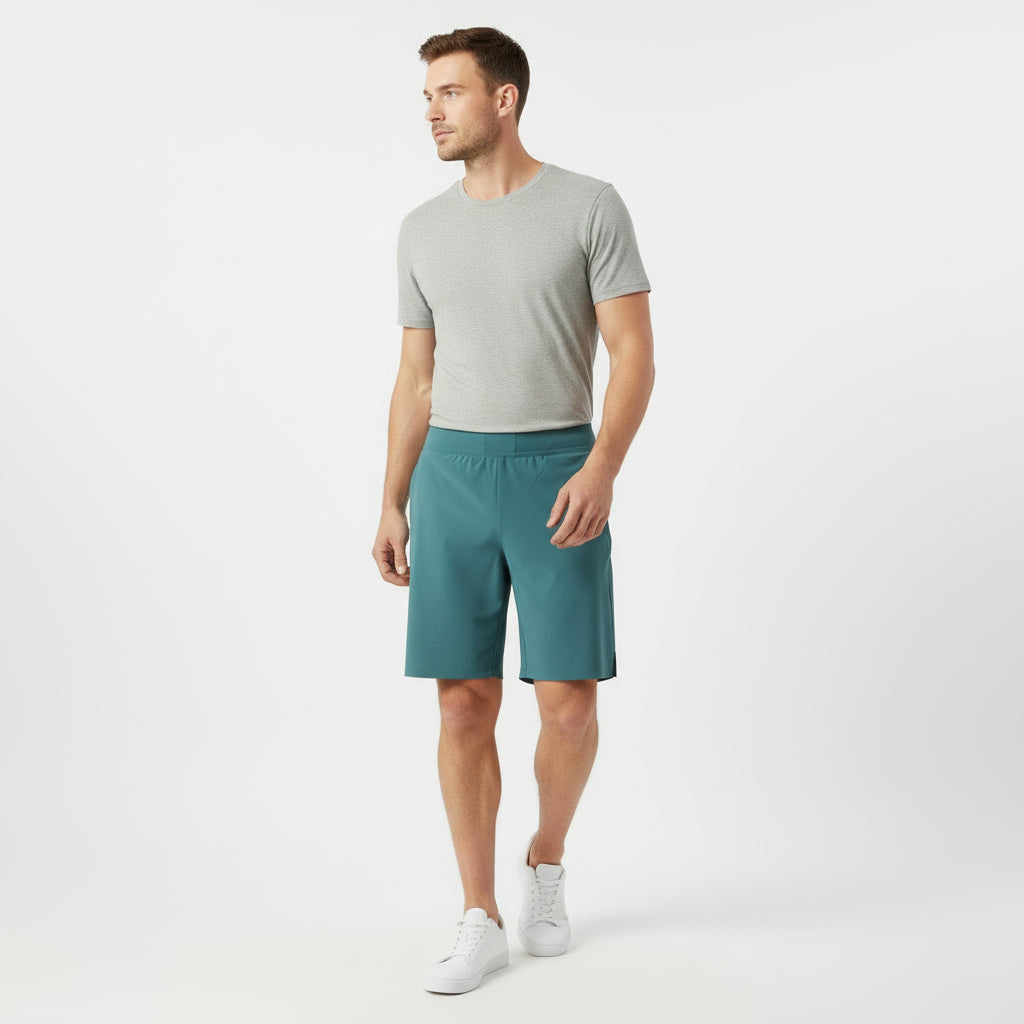 Fast Dry Mid-Length Running Shorts