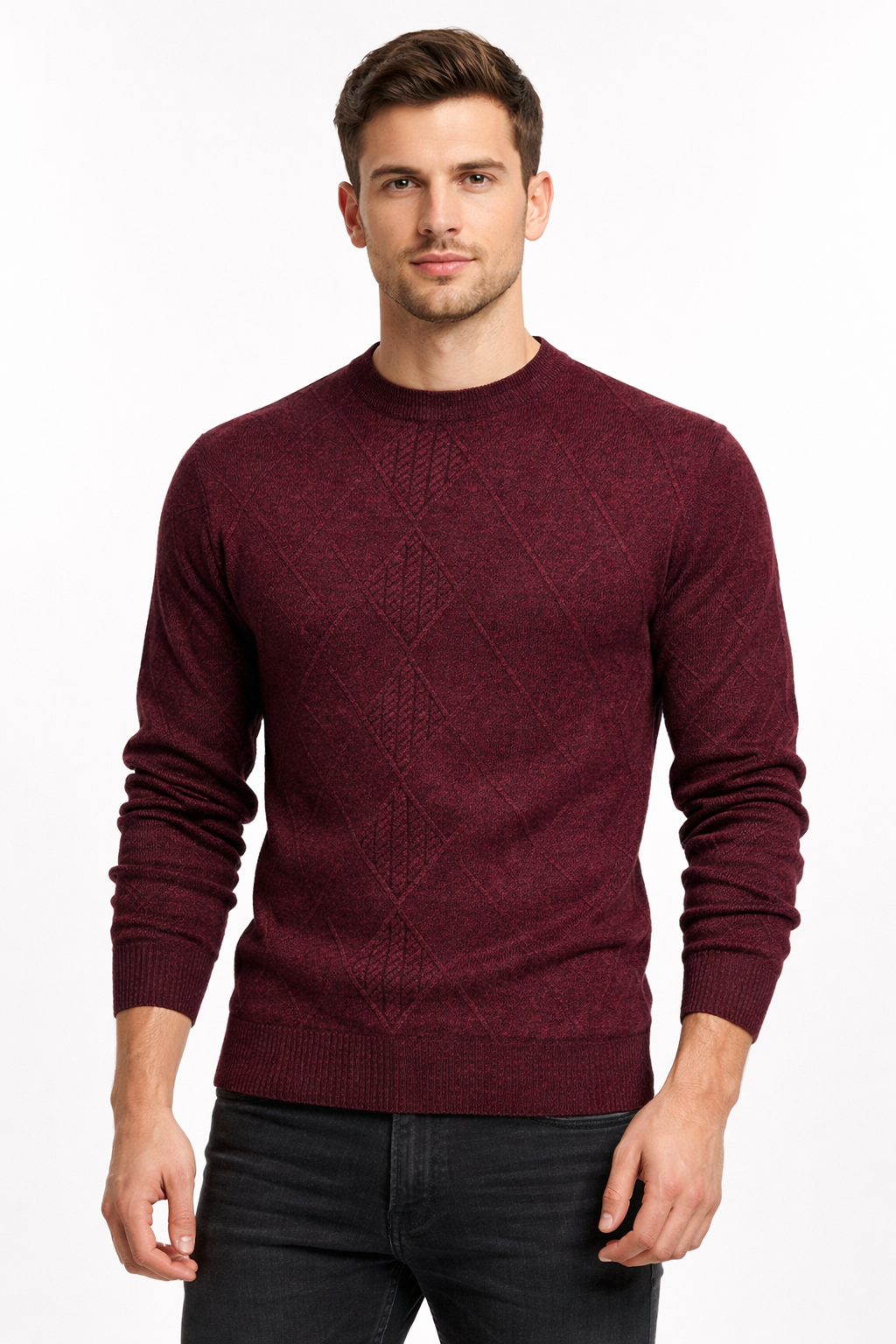 Northvale Diamond Knit Pullover