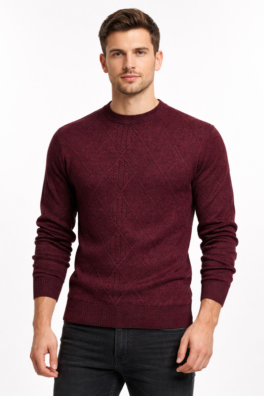 Northvale Diamond Knit Pullover