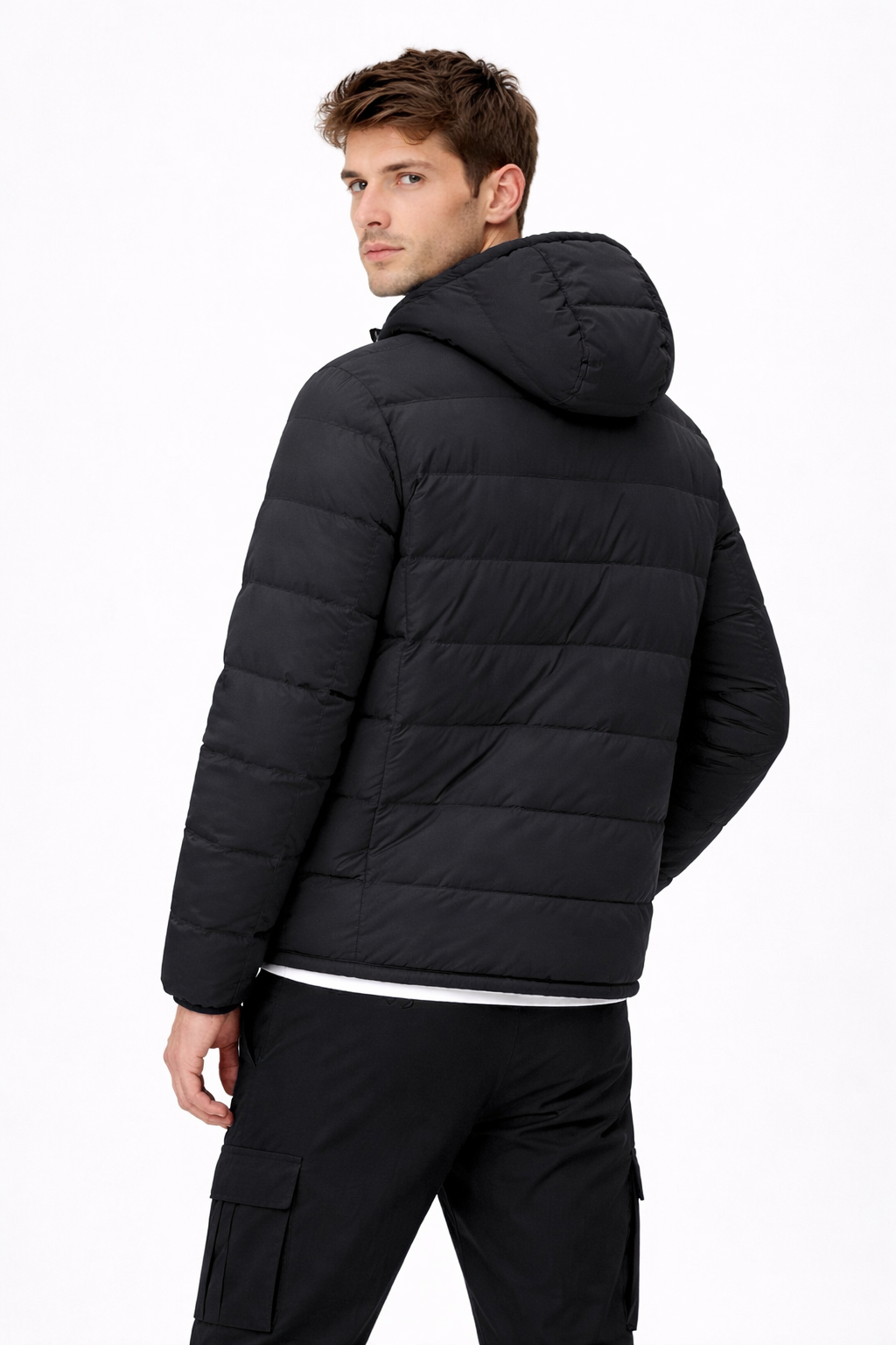 Chaqueta puffer capucha