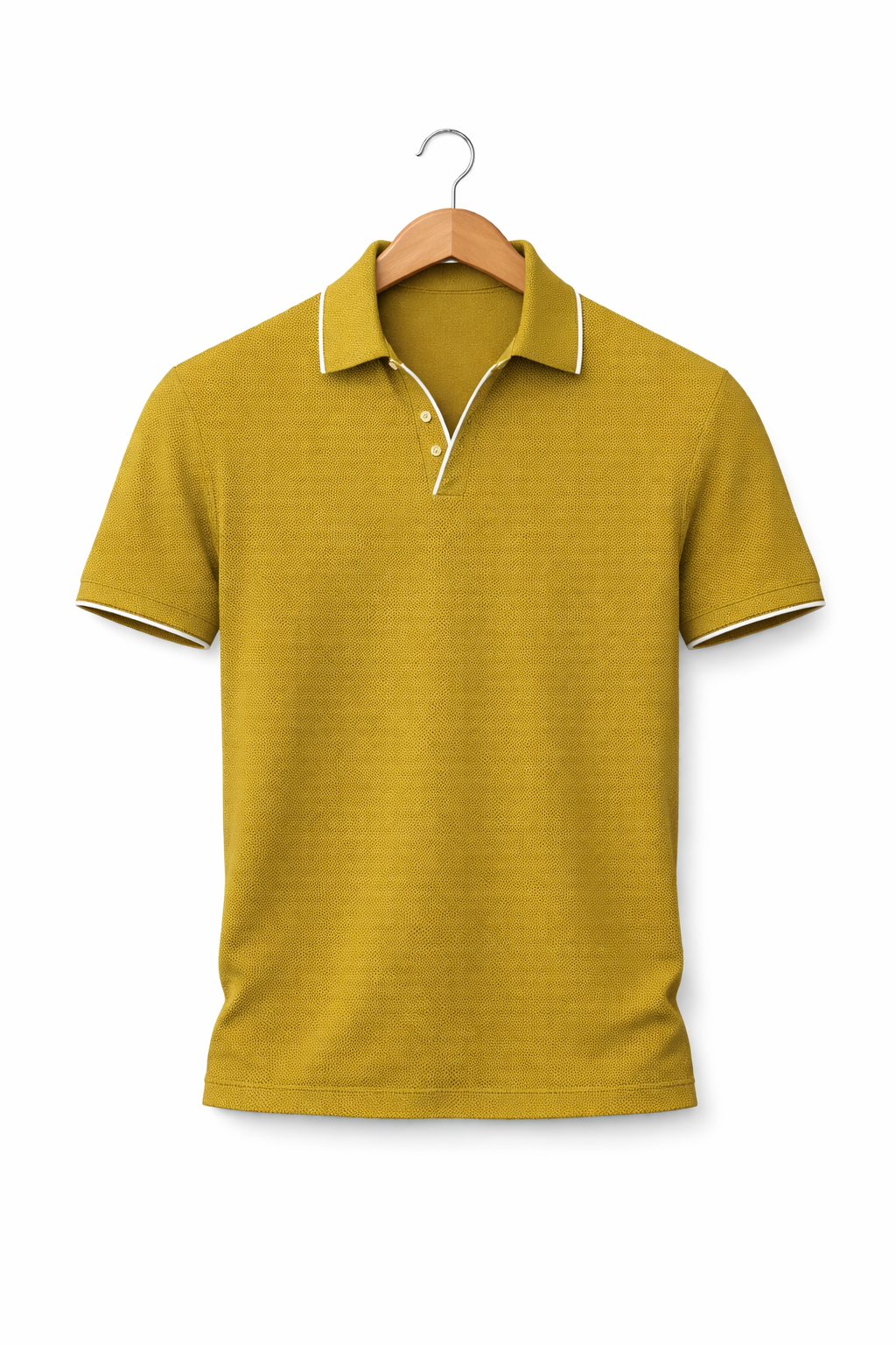 Micro-Pattern Modern Knit Polo