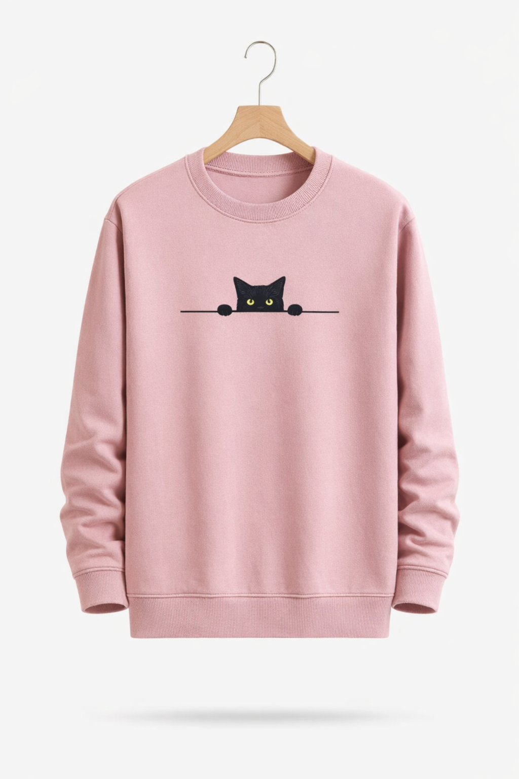 Midnight Cat Graphic Sweater
