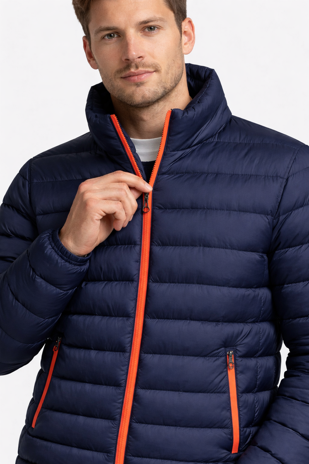 Chaqueta contraste cremallera Northshore