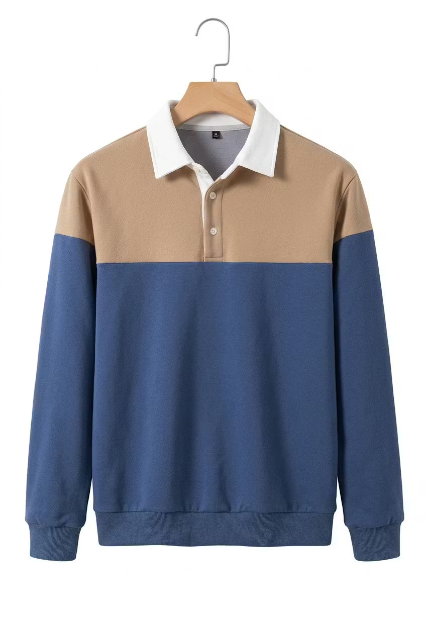 Harbour Block Polo Pullover