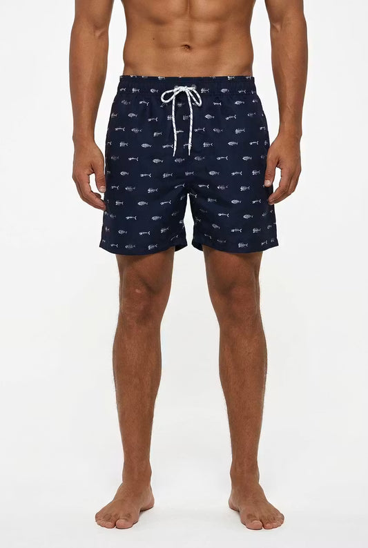 Harbour Fish Bones Swim Shorts