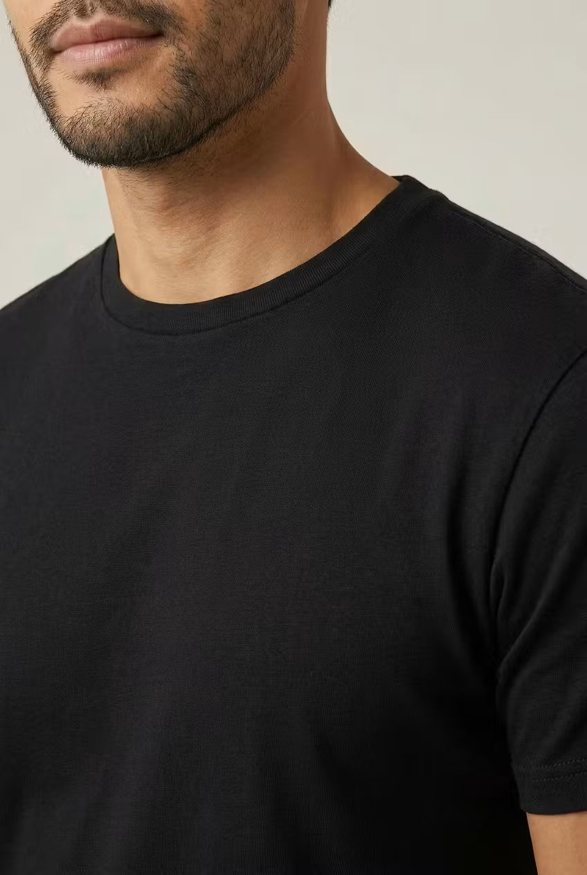 Essential Black Crew Neck T-Shirt