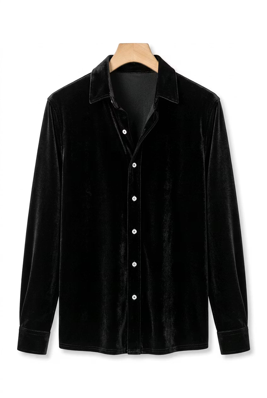 Velvet Button Shirt