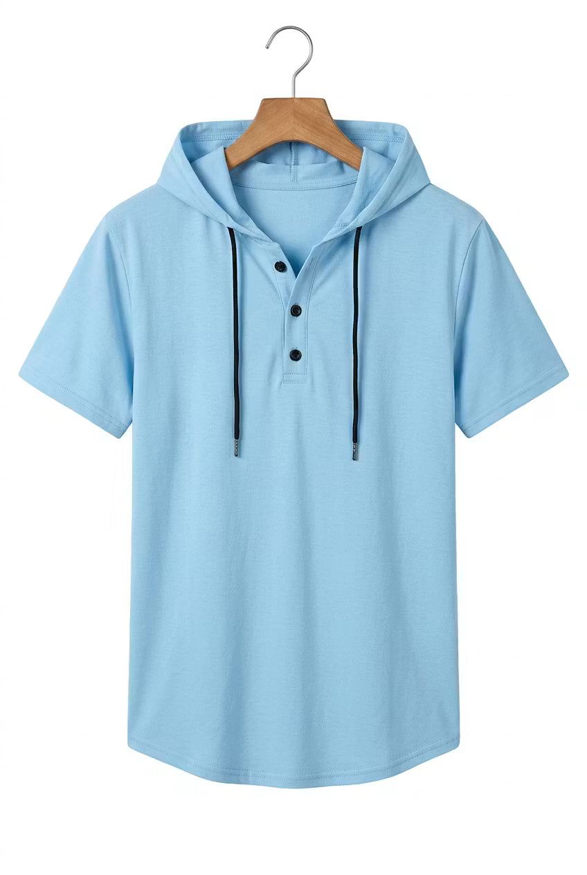 Crestline Hooded Henley Tee