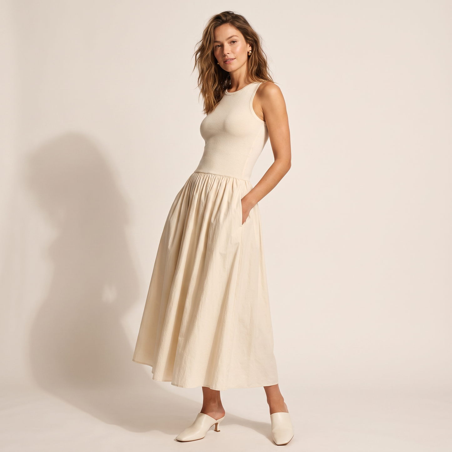 Meadow gebreide maxi-jurk