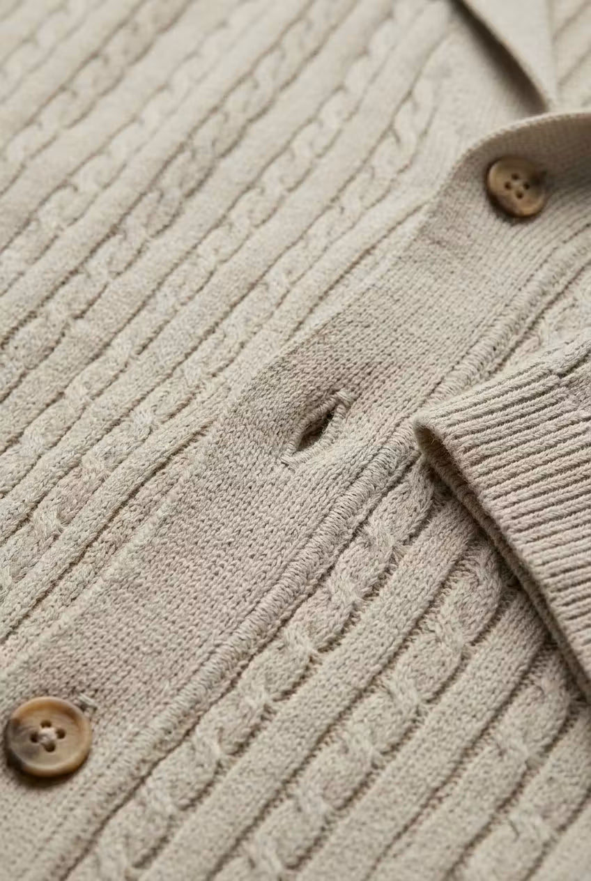 Harbour Cable Knit Shirt
