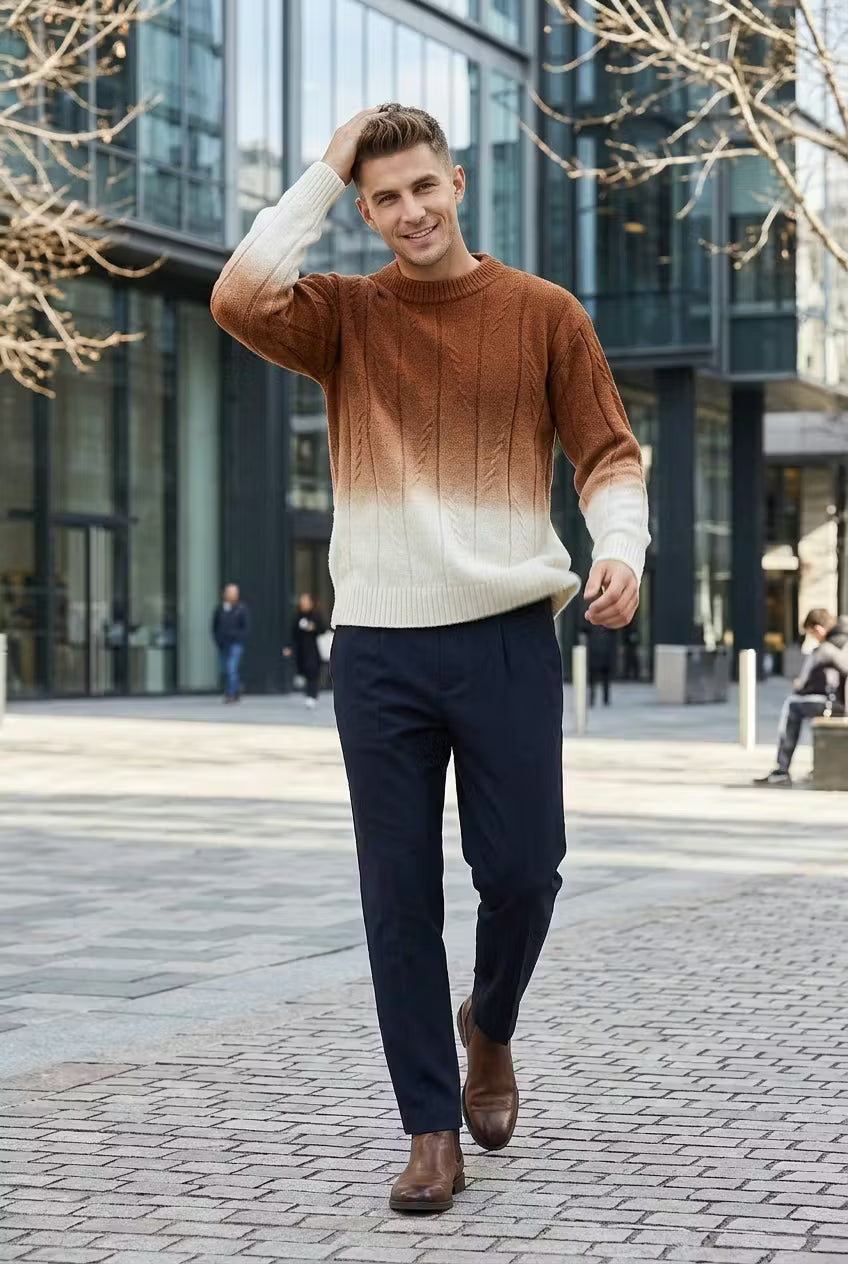 Cedar Fade Knit Sweater